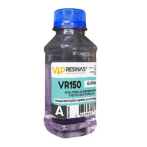 Resina Epóxi com Proteção UV VR150 0,150kg – Baixa Espessura / MÉDIA viscosidade (VipResinas)