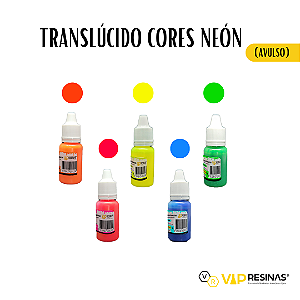 Pigmento Epóxi Translúcido NEÓN 10g – Cores Avulsas (Vip Resinas)