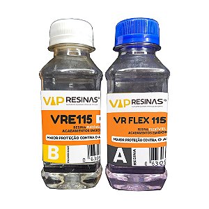 Resina Flexível Com Proteção UV VR FLEX 115 - 150g / Vip Resinas