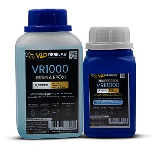 Resina Epóxi com Proteção UV PREMIUM VR1000 750g Baixa Espessura e Viscosidade
