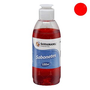 Corante Liquido para Sabonetes 100ml-Vermelho Morango
