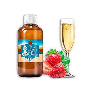 Essência Aromática Concentrada Lipossolúvel (Óleo) de Morango com Champagne