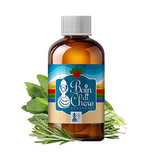 Essência Aromática Concentrada Lipossolúvel (Óleo) de Sálvia e Alecrim