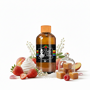 Essência Morango com Chantilly para Sabonete, Cosmético e Vela lipossolúvel Vollmens