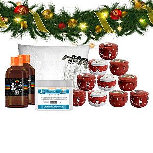 Kit de Natal para Velas com Essência Premium