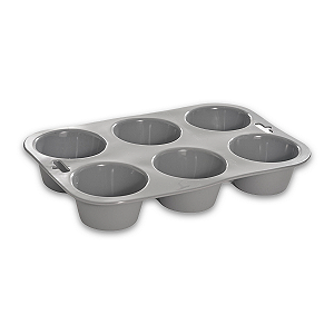 Molde de Silicone Redondo 6 Cavidades 70 Gramas