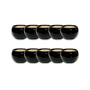 Vaso para Velas de Cerâmica Redondo 150ml