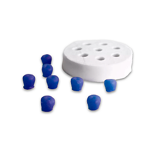 Molde de Silicone Pequenos Mirtilos para Sabonetes, Velas e Resina Artesanal