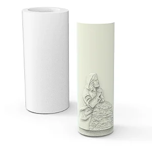 Molde de Silicone Jesus Cristo Orando Vela de Sete Dias