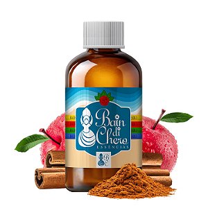 Essência Aromática Concentrada Lipossolúvel (Óleo) de Maçã com Canela