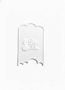 Régua Acrilica Para Saboaria - Nuvens 6cm e 8cm