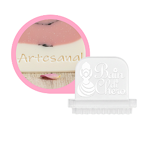 Carimbo Acrílico para Sabonetes - Artesanal