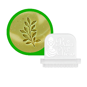 Carimbo Acrílico para Sabonetes - Raminho