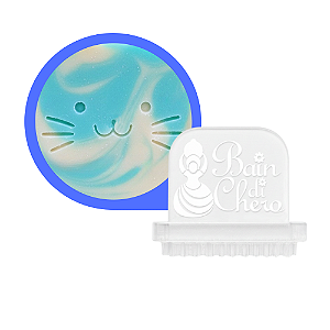 Carimbo Acrílico para Sabonetes - Gatinho Pequeno