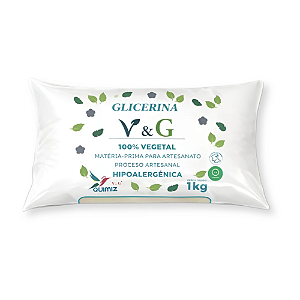 Base Glicerinada Neutra Vegetal V&G 1kg Transparente