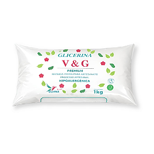 Base Glicerinada Neutra Comum V&G 1kg Branca