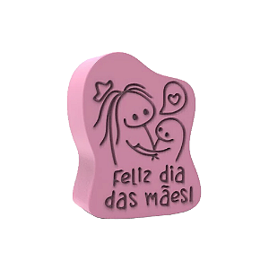 Molde de Silicone Flork Dia das Mães para Sabonetes, Velas e Resina Artesanal