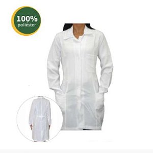 Jaleco Feminino Oxford Manga Longa