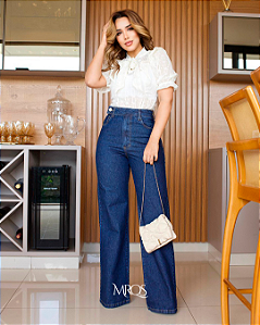 Calça Jeans Wide Leg - Felipa