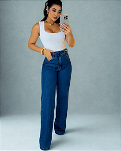 Calça Jeans Wide Leg - Felipa