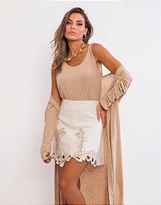 Conjunto Cardigan - Pérola