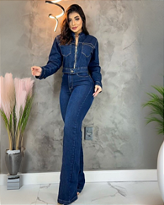 Calça Jeans Wide Leg - Carla