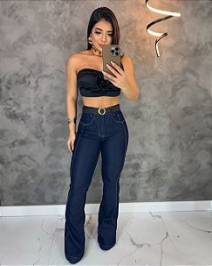 Calça Jeans Flare - Betina