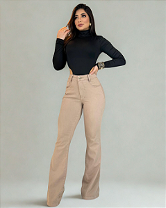 Calça Jeans Flare - Color Capuccino