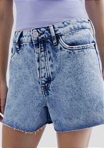 Shorts Jeans Reto Cintura Média - Hering