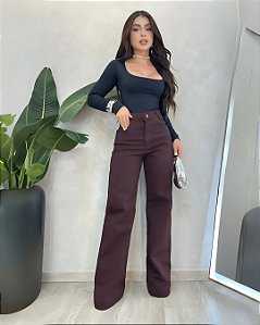 Calça Wide Leg Color Luma