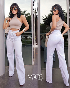Calça Jeans Wide Leg - Soraia Neve