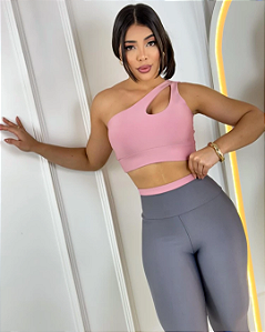 Conjunto Fitness Feminino - Majestic Zero Transparência