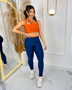 Conjunto Fitness Feminino - Majestic Zero Transparência #Desconto