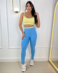 Conjunto Fitness Feminino - Imperiale Bicolor