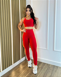 Conjunto Fitness Feminino - Sculp Zero Transparência