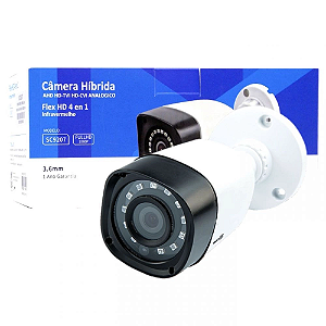Câmera Hibrida Monitoramento Flex Hd 4 Em 1 1080p Sc-9207