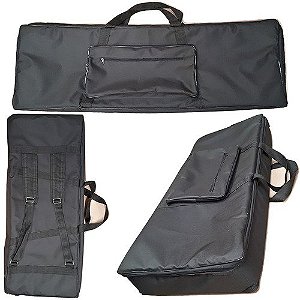 Capa Bag Para Teclado Alesis Vi49 Master Luxo Preto