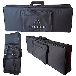 Capa Bag Para Teclado Casio Ctx5000 Master Luxo Nylon Preto