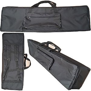 Capa Bag Para Teclado Casio Wk240 Nylon Master Luxo Preto