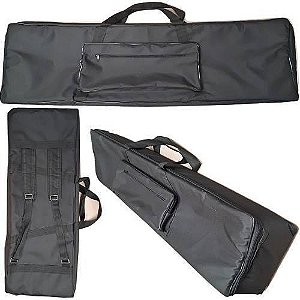 Capa Bag Para Teclado Korg Tr76 Master Luxo Nylon (preto)