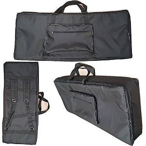 Capa Bag Para Teclado Yamaha Mm8 Nylon Master Luxo (preto)