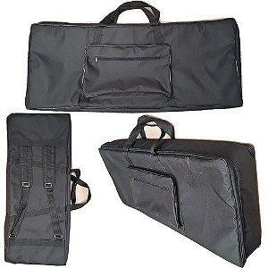 Capa Bag Para Teclado Yamaha Tyros 4 61 Master Luxo (preto)