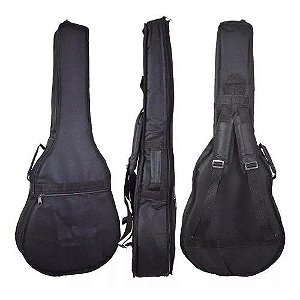 Capa De Violão Folk Jumbo Nylon Acolchoada Ultra Resistente