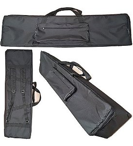 Capa Master Luxo Bag Para Piano Kurzweil Sp88 Nylon Preto