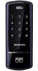 Fechadura Eletrônica Senha Cartão Shs1321 Samsung Envio 24h