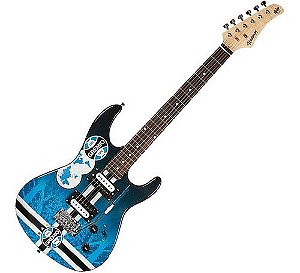Guitarra Strato Time Grêmio Captação Dupla Gtu1 Waldman