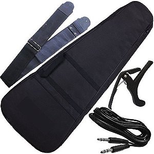 Kit Capa Bag Ultra Resistente Para Violão Folk O F E R T A