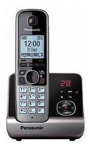 Telefone Sem Fio  Id Chamadas Panasonic Kx -tg6721lab
