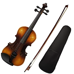 Violino Infantil 1/8 Acoustic Verniz Envelhecido Completo