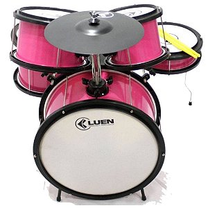 Bateria Infantil Luen 44003RS Pop Rosa